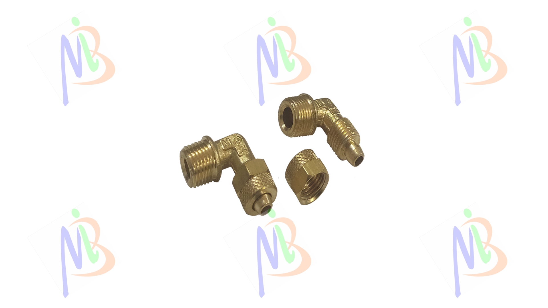 Brass Equal P U Elbow