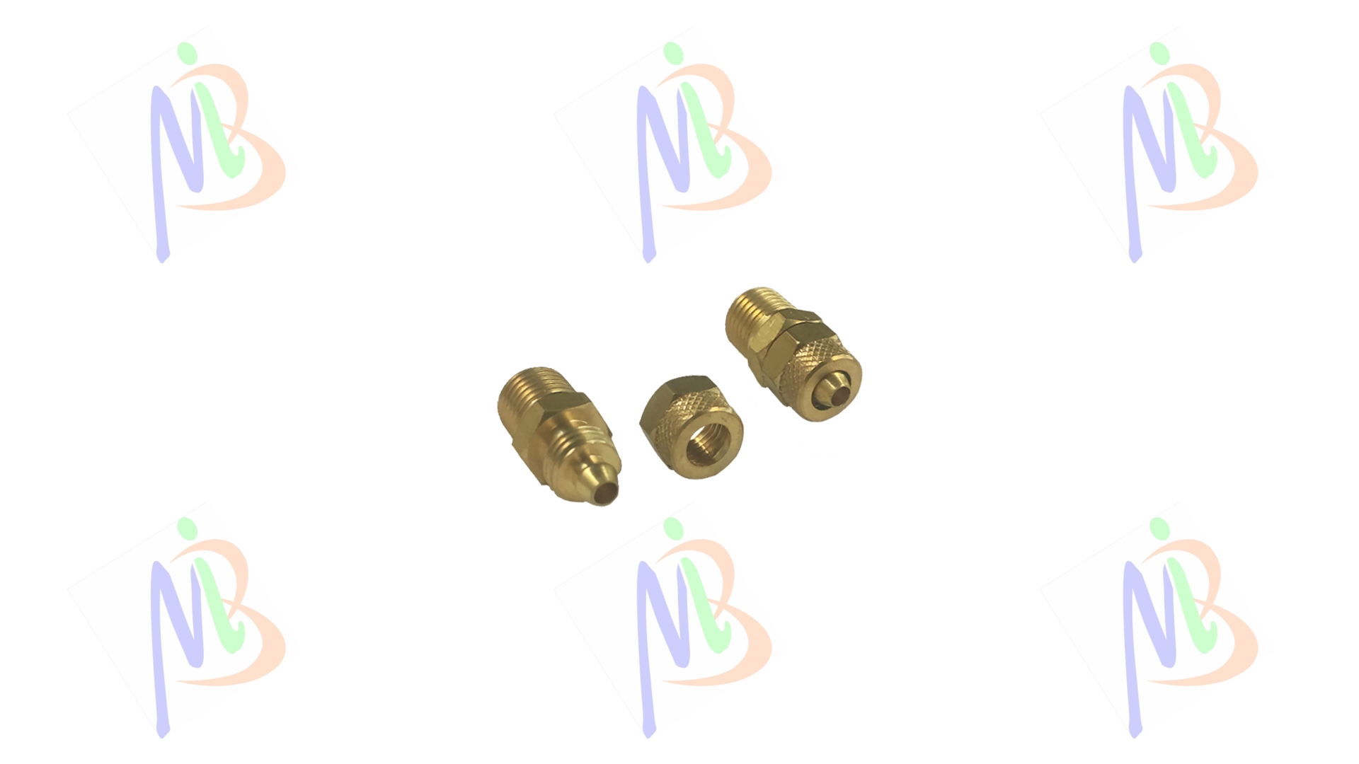 Brass P U Connector Male